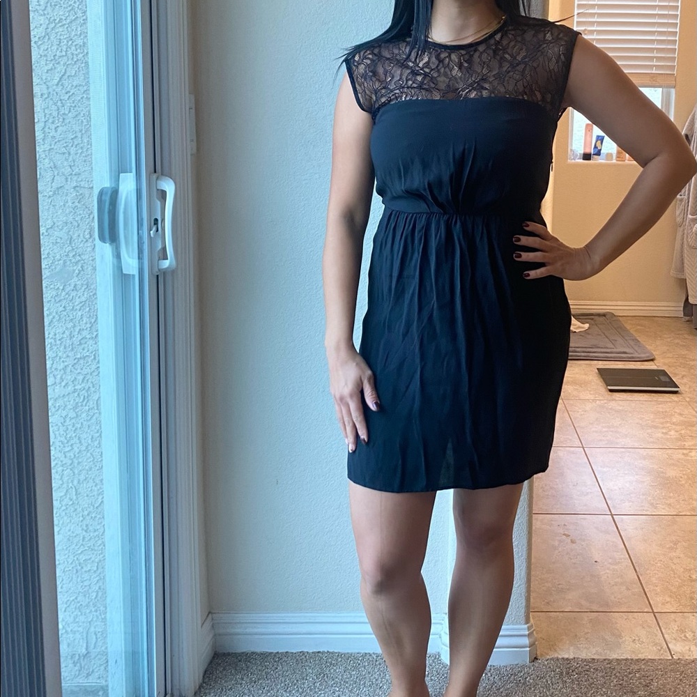 Black lace dress by Twelfth Street by Cynthia Vincent